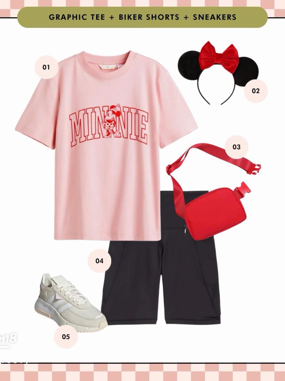H&M Disney Minnie Mouse Pink Graphic T-Shirt Women’s XS